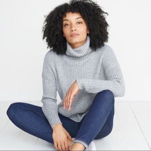 Marine Layer Annie turtleneck XS heather gray